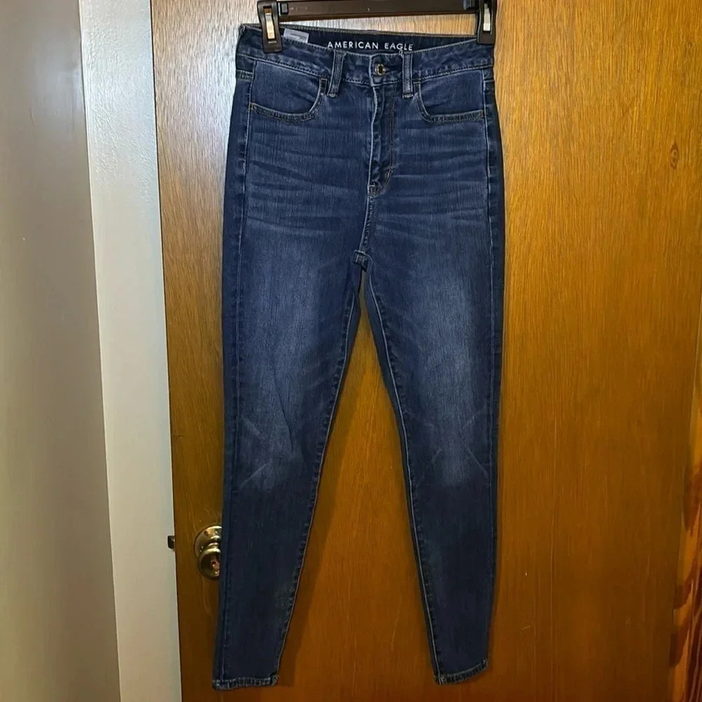 American Eagle 360* Ne(X)t Level Stretch Super Hi-Rise Jegging Size 2